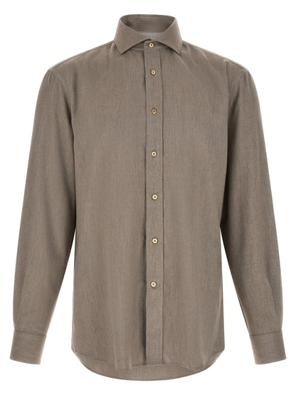 Brunello Cucinelli Herringbone Shirt