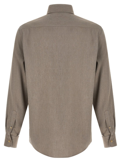 Brunello Cucinelli Herringbone Shirt
