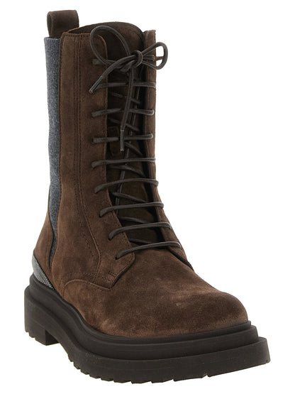 Brunello Cucinelli Precious Detail Ankle Boots