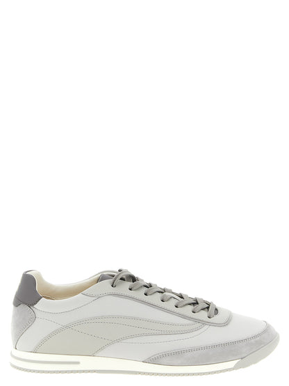 Brunello Cucinelli Techno And Nubuck Fabric Sneakers