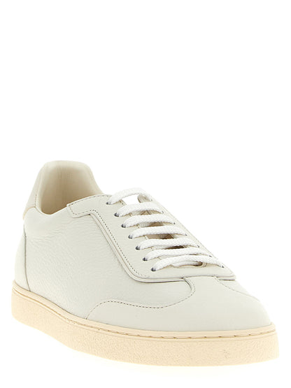 Brunello Cucinelli Deer Leather Sneakers