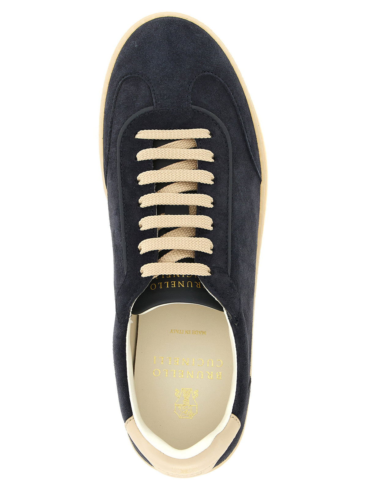 Brunello Cucinelli Blue Suede Sneakers