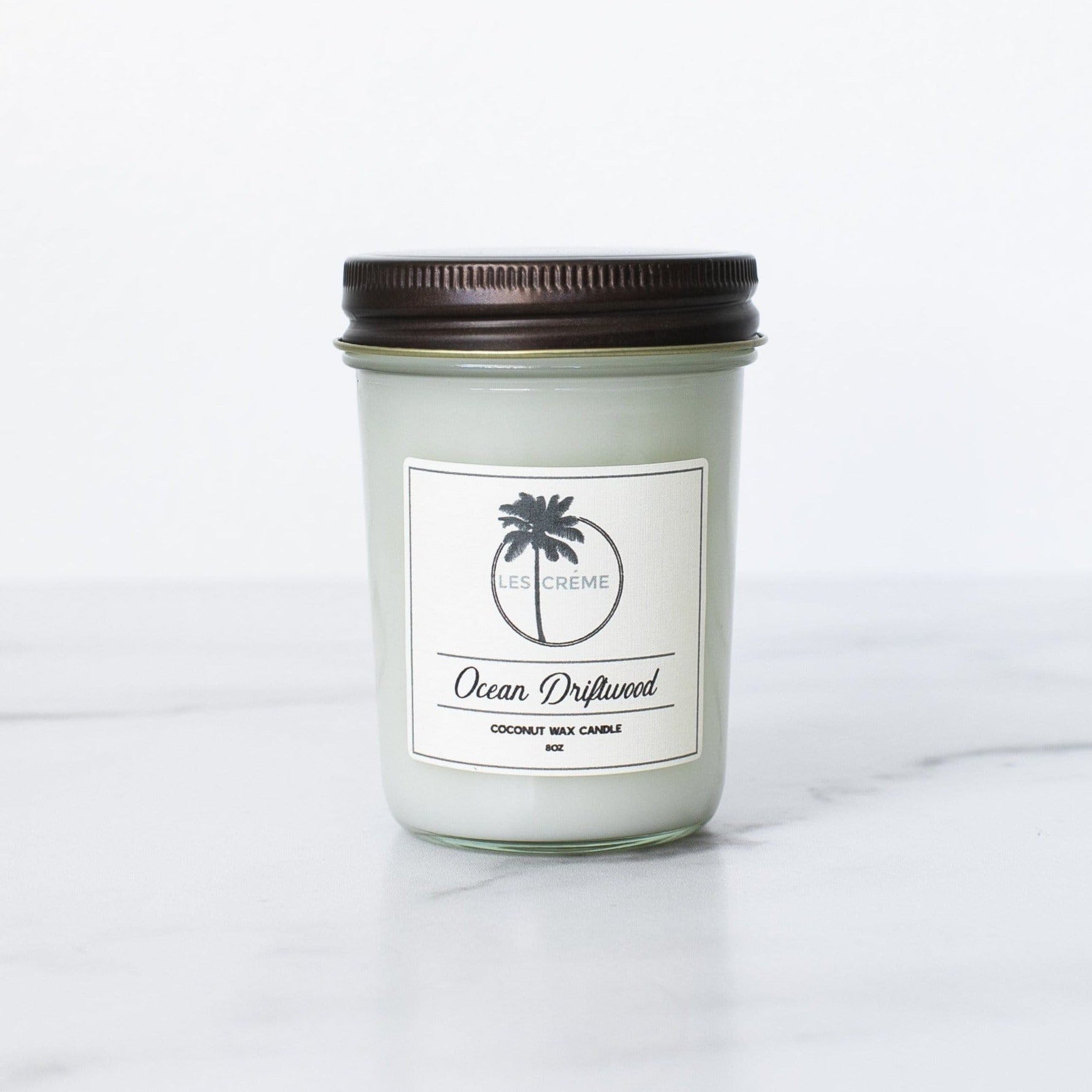 Ocean Driftwood Scent Coconut Wax Candle