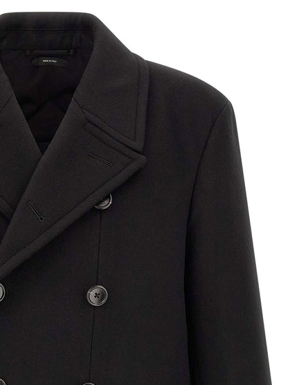Tom Ford Luxury Melton Db Officer Coat