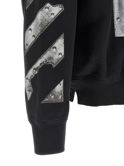 Off White Metal Arrow Skate Hoodie
