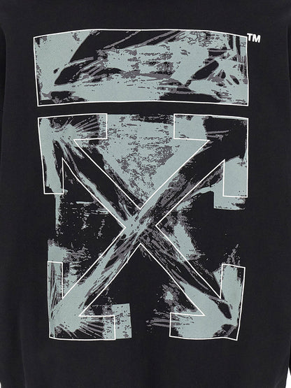 Off White Paint Arrow Skate Hoodie
