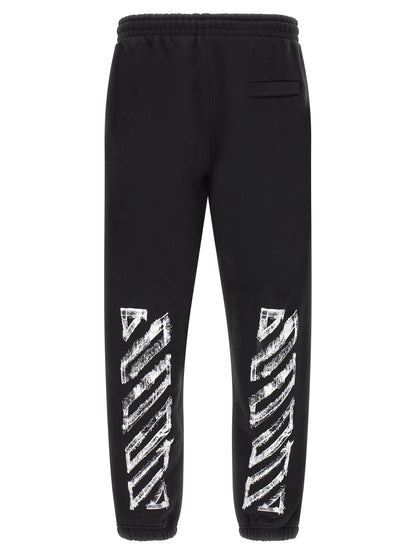 Off White Motion Arrow Cuffed Joggers
