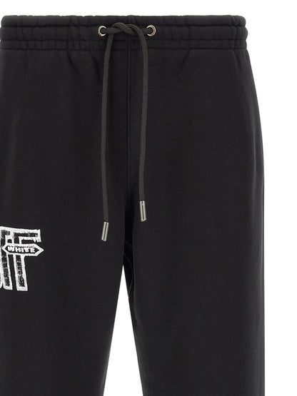 Off White Motion Arrow Cuffed Joggers