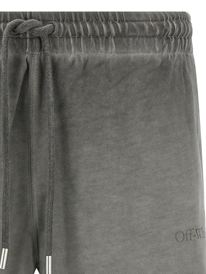 Off White Off-white Laundry Diagonal Skate Bermuda Shorts
