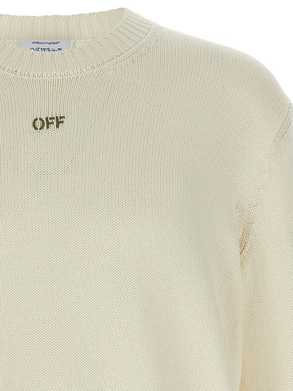 Off White Diag Outline Sweater