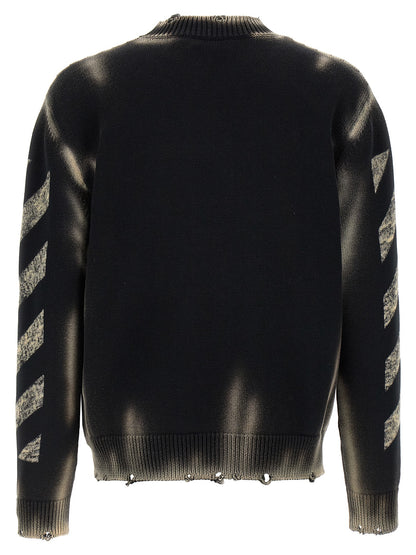 Off White Diag Arr Corrosion Sweater