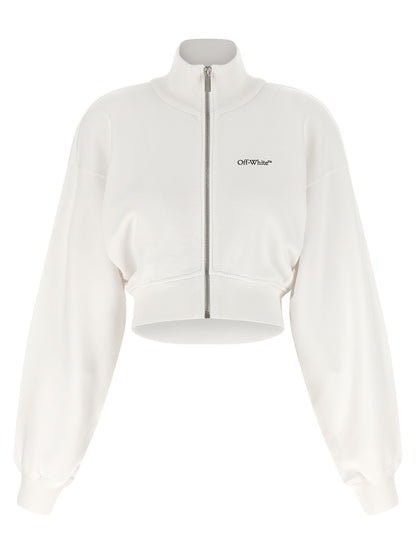 Off White Arrow Glowing Flower Sweatshirt