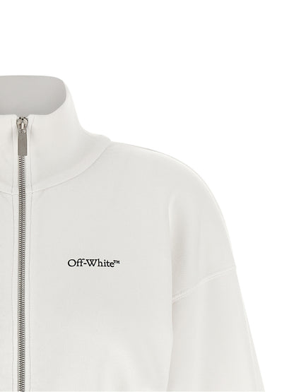 Off White Arrow Glowing Flower Sweatshirt