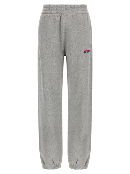 Off White Logo Embroidery Joggers