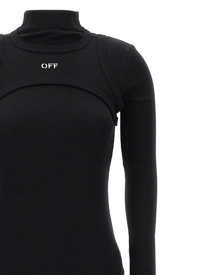 Off White Off Stamp Dress