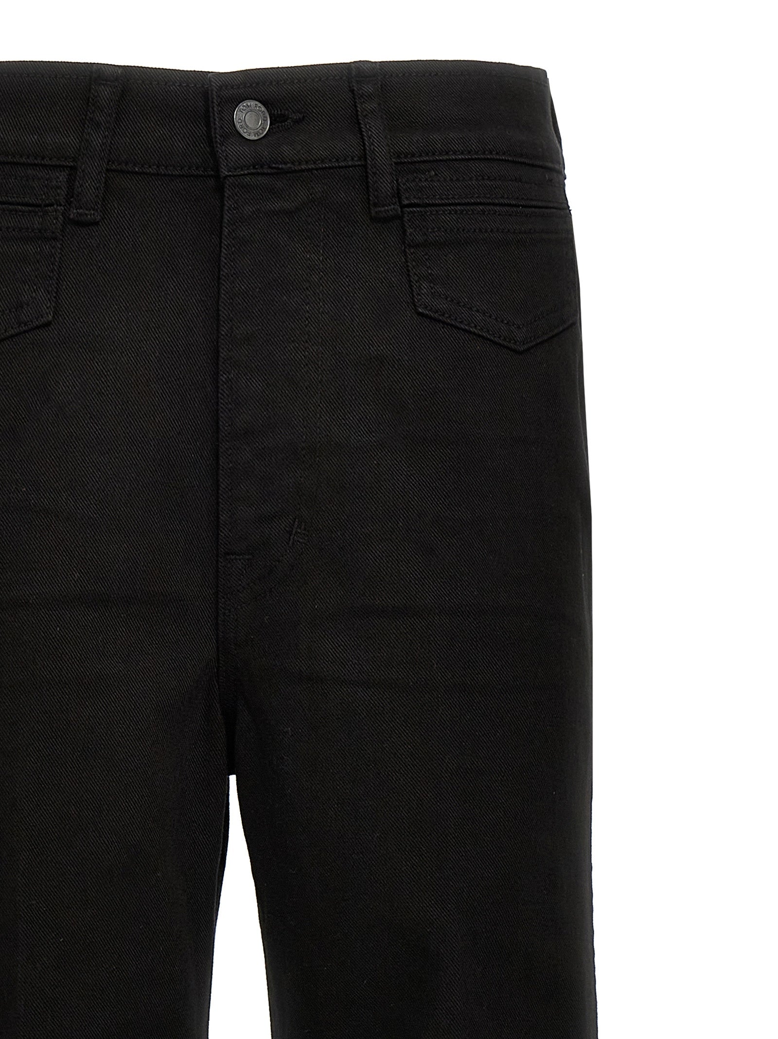 Tom Ford Stretch Twill Denim Wide Flare Jeans