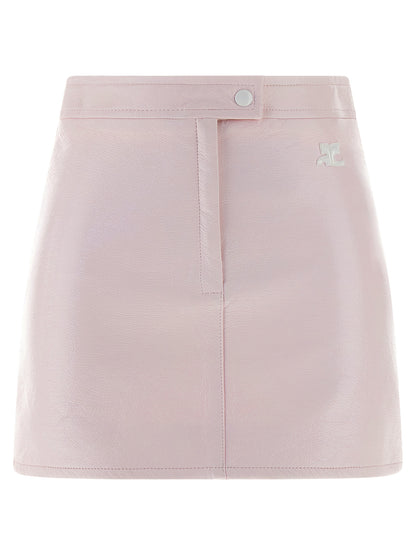 Courreges Vinyl Skirt
