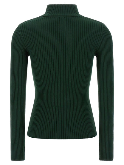 Courreges Reedition Rib Knit Sweater