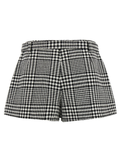 Self-Portrait Bouclé Wool Skort