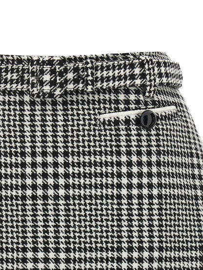 Self-Portrait Bouclé Wool Skort