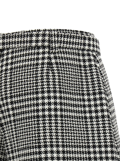 Self-Portrait Bouclé Wool Skort