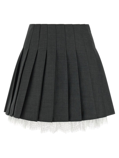 Self-Portrait Pleated Skirt