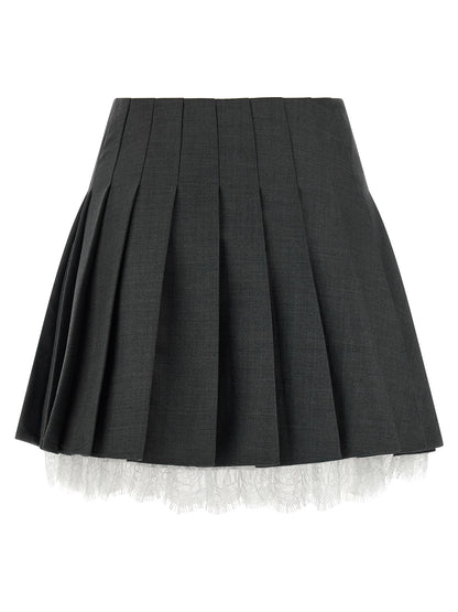 Self-Portrait Pleated Skirt
