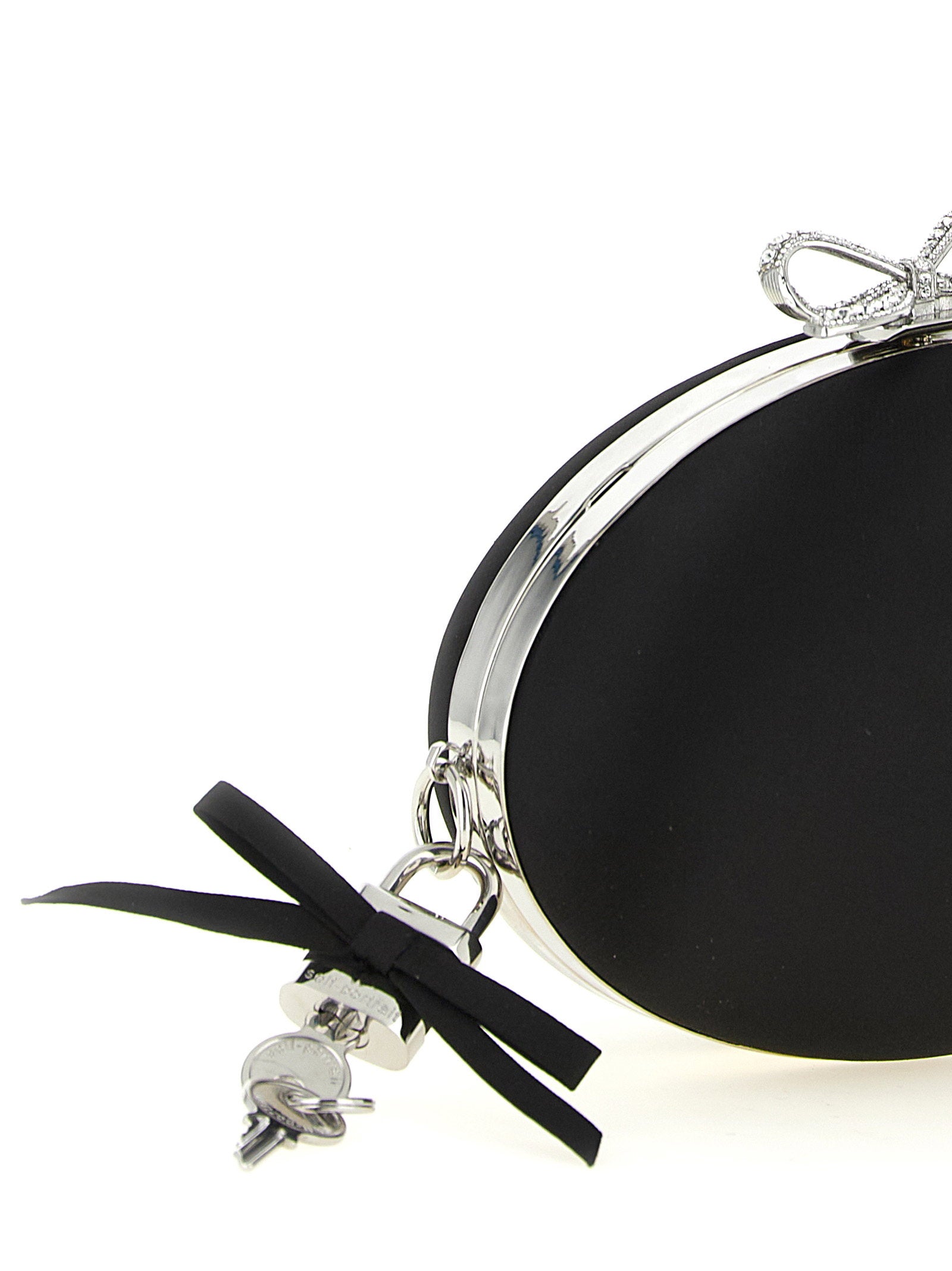 Self-Portrait Clutch Satin Oval