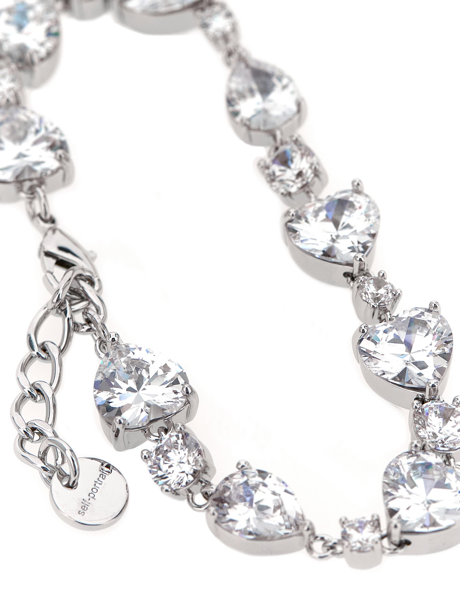 Self-Portrait Crystal Droplet Bracelet