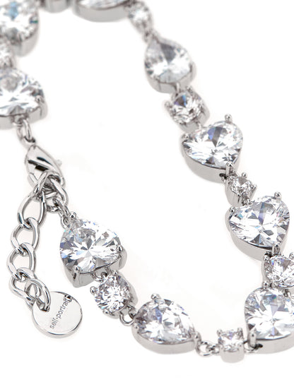 Self-Portrait Crystal Droplet Bracelet