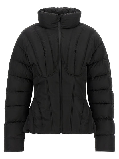 Elisabetta Franchi Bustier Quilted Down Jacket