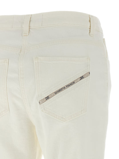 Elisabetta Franchi Jewel Padlock Jeans