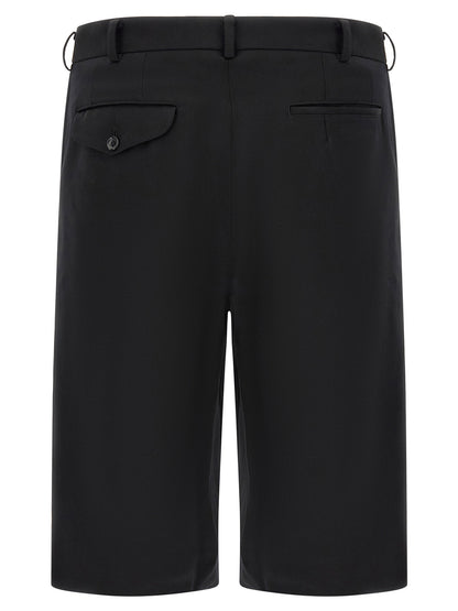 Comme Des Garçons Homme Plus Zip Bermuda Shorts