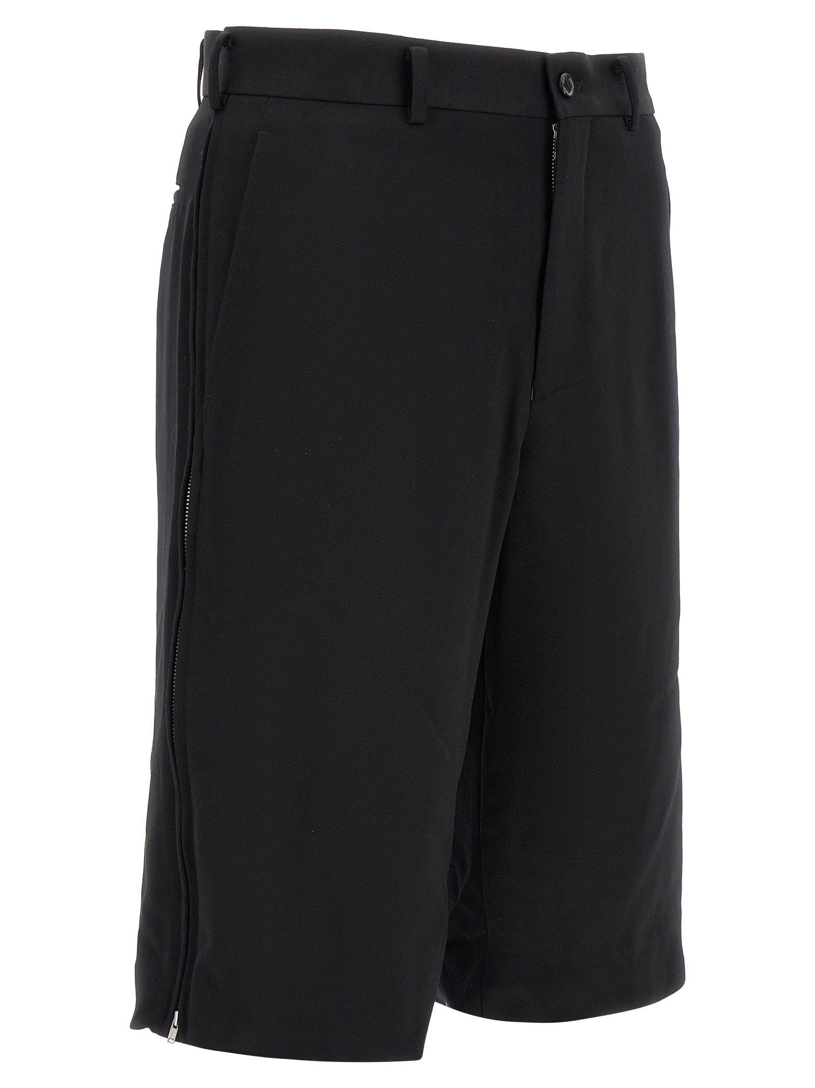 Comme Des Garçons Homme Plus Zip Bermuda Shorts