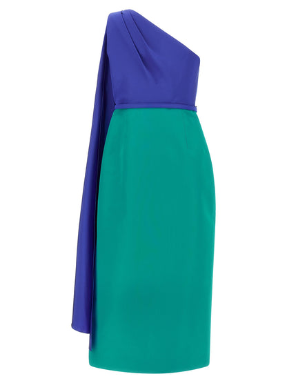 Carolina Herrera Color Block Dress