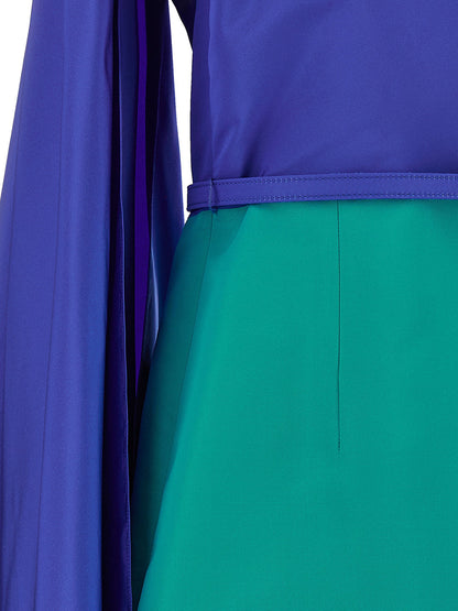 Carolina Herrera Color Block Dress