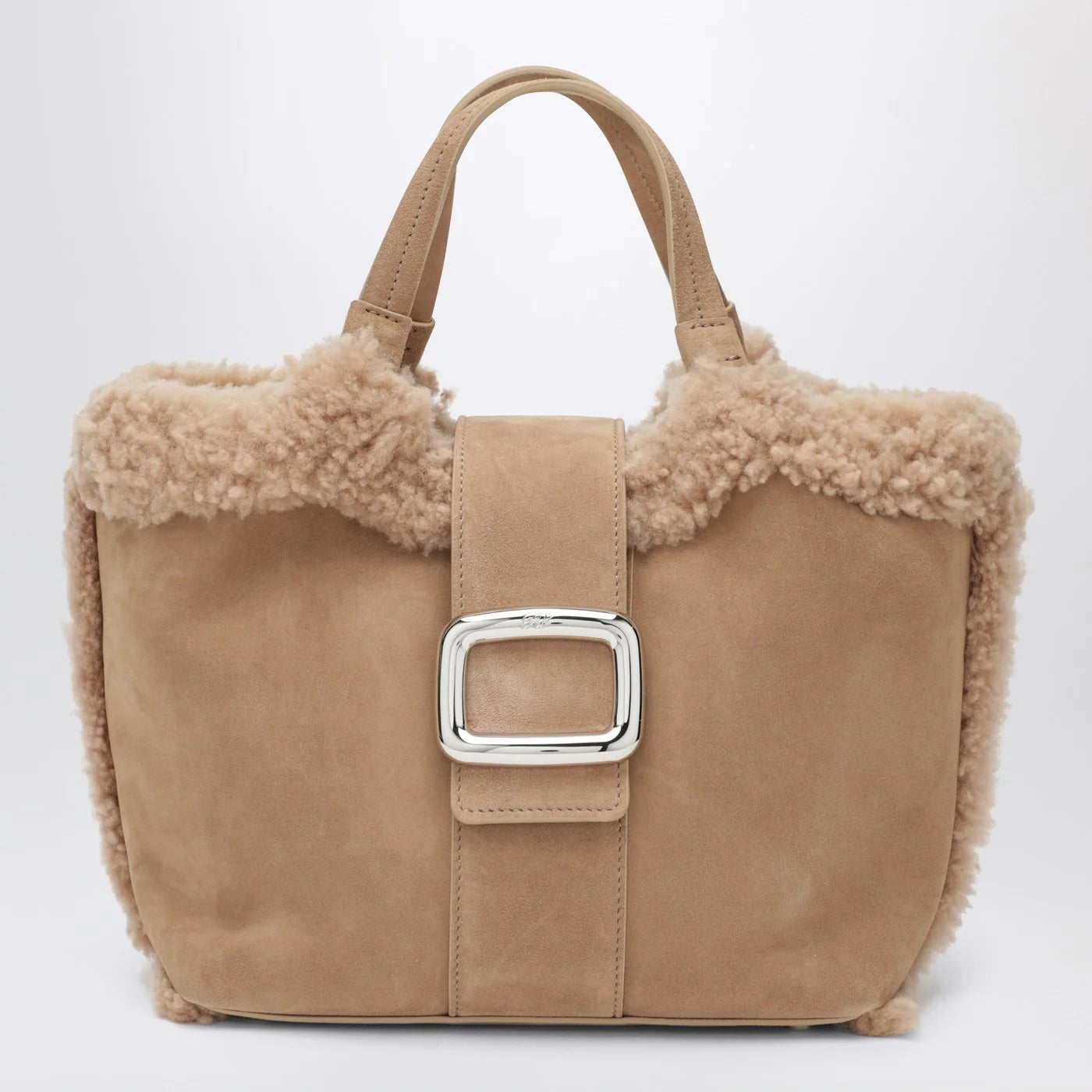 ROGER VIVIER Viv' Choc Mini leather shopping bag