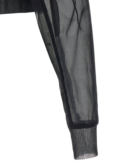 Rick Owens Dracucollar Cropped Bomber Jacket