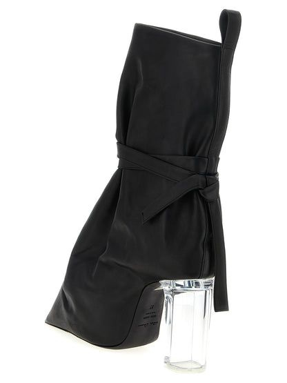 Rick Owens Tied Taco Kiss Ankle Boots