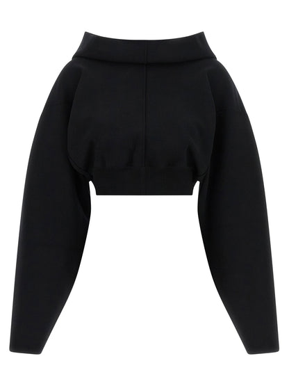 Rick Owens Cropped Hoodie