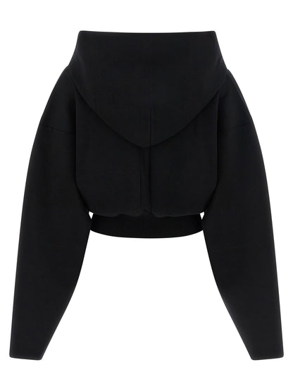 Rick Owens Cropped Hoodie