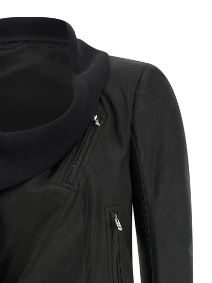 Rick Owens Scarf Biker Jacket