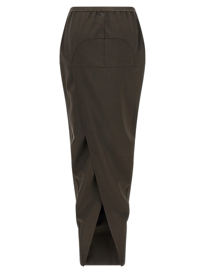 Rick Owens Soft Pillar Long Skirt