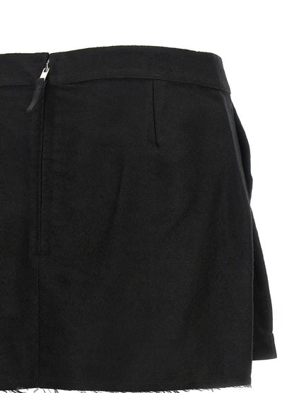 Rick Owens Fog Cutoff Skirt
