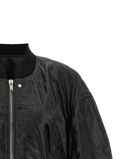 Rick Owens Secchia Cropped Flight Bomber Jacket