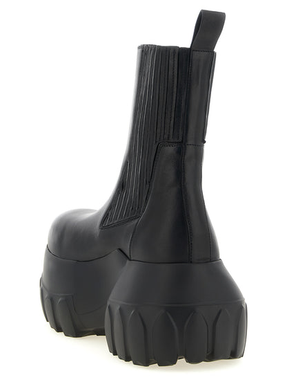Rick Owens Beatle Mega Tractor Ankle Boots