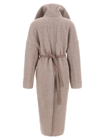 Rick Owens Dracucollar Belted Coat