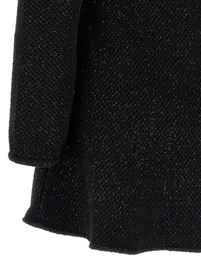 Self-Portrait Black Sequin Knit Mini Dress