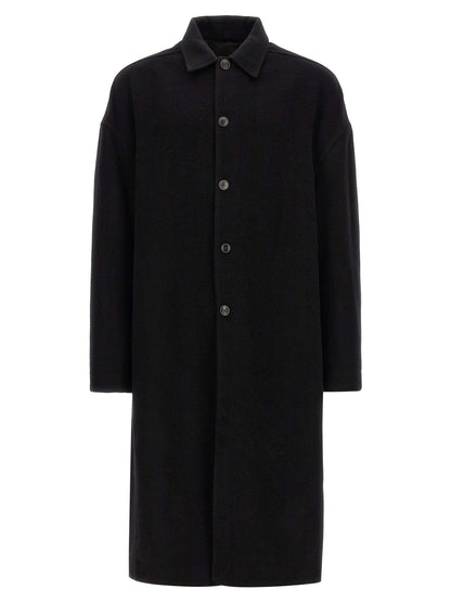Rick Owens Buttoned Brad Coat