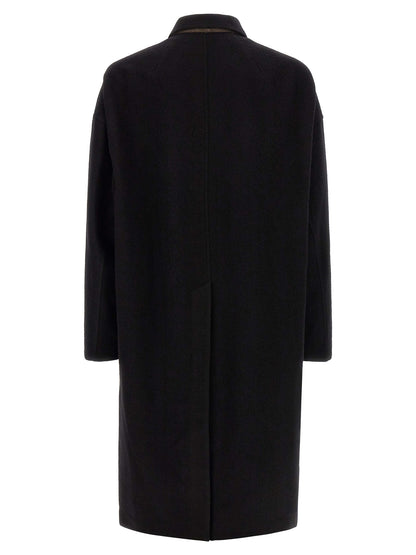 Rick Owens Buttoned Brad Coat